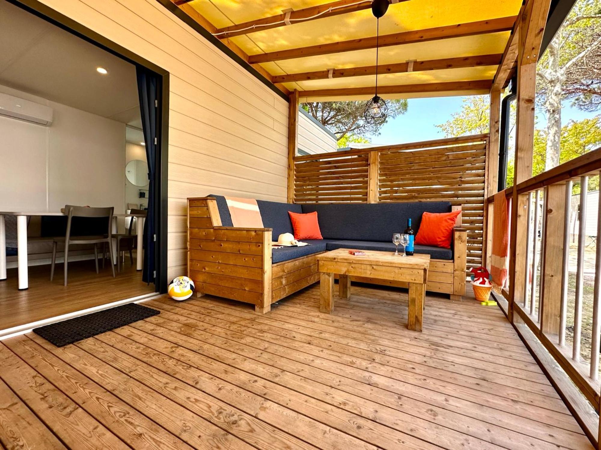 Estivo Premium Deluxe Mobile Homes On Camping Del Sole Village Iseo Exterior foto